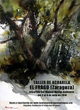 Taller de acuarela de El Frago 2014